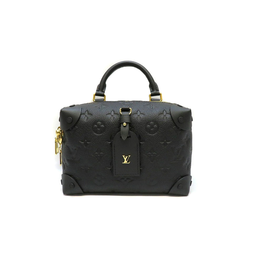 LOUIS VUITTON Malle Souple Empreinte Noir Black Shoulder Bag Handbag